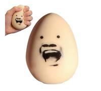 Stress Relief Egg Toy - Hand Squeeze Fidget Ball for Tension Release | Flexible Foam Core with Smooth , Compact Carry Size, Sensory Relaxation Toy for Office Home Use