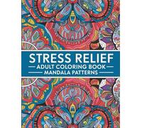 Stress Relief Mandala Coloring Book with 168 Pages for Children and Adults.: Perfect for kids and adults who love art, patterns, and mindful coloring.