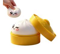 Stress Relief Sensory Toy, Extra Soft Squeeze Ball, Cute Bun Shape For Calm Focus, Lightweight Ergonomic Design, Fun Toy Collection, Birthday Holiday Present Kids Adults Teens