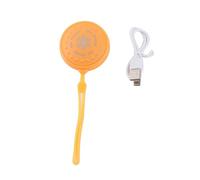 Stress Relief Toy Rechargeable 265 Colors Lights Vibrating Anxiety Relief Portable Toy for Relaxation (Orange)