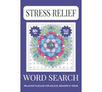Stress Relief Word Search Puzzle Book: Word Searches with Easy to Read Print about Relaxation, Stress Relief, Peace and More | 6x9 inches, 110 pages | ... Gift for Vacations, Holidays and Free Times