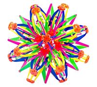 Stress Reliever - Educational Sensory Breathing Tool, Multicolored Expanding Globe with Retractable Joints, Sturdy Portable Handheld Fidget Device, Ideal for Workplace School Sensory Play