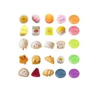 Stress Squeeze Toy, Countdown Calendar Fidget, Food Shape with Kneading Design, Sensory Aid for Kids Adults, Desk Accessories, Fidget Toy for Home School Study Work Travel Long Trips Holiday Birthday