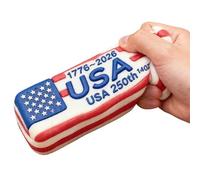 Stress Squeeze Toy, Independence Bar Shape, Party Favor Gear with Smart Style, Fun Aid for Daily Play, Grip Mate, Stress Gift for Home School Classroom Dorm College Travel Road Trip 5,91 pulgadas