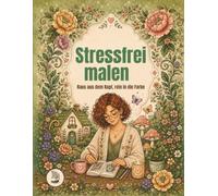 Stressfrei malen - Raus aus dem Kopf, rein in die Farbe: Das entspannende Malbuch für Erwachsene und Jugendliche zum Abschalten, Durchatmen und kreativen Loslassen.