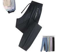 Stretch Active Pants for Women Over 50, Women's Ultra Stretch Ice Silk Quick Drying Comfort Casual Pants Over 50 (B-1,3XL)