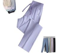 Stretch Active Pants for Women Over 50, Women's Ultra Stretch Ice Silk Quick Drying Comfort Casual Pants Over 50 (A-5,XXL)
