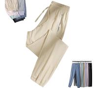 Stretch Active Pants for Women Over 50, Women's Ultra Stretch Ice Silk Quick Drying Comfort Casual Pants Over 50 (B-5,S)