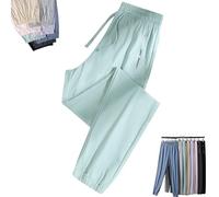 Stretch Active Pants for Women Over 50, Women's Ultra Stretch Ice Silk Quick Drying Comfort Casual Pants Over 50 (B-6,5XL)