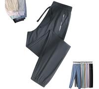 Stretch Active Pants for Women Over 50, Women's Ultra Stretch Ice Silk Quick Drying Comfort Casual Pants Over 50 (B-2,4XL)