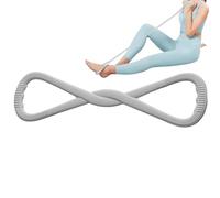 Stretch Bands, 8 Shaped Fitness Rope, Portable Resistance Trainer, Sculpting Tool for Hips, Arms, Back, Shoulders, Strength Training at Home, Gym, Travel, Studio Use, Pink, Grey and Blue Color