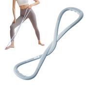 Stretch Bands, Yoga Fitness Rope, 8-Shaped Resistance Band, Portable Exercise Strap, Workout Tool for Sculpting Arms Legs Back Hips at Home or Travel Training,18.11x0.39x3.94 Inches
