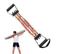 Stretch Exercise Bands - Latex, 25.59in Stretcher Band, Non-Slip | 3-Hole Adjustable Band with Handle, Workout Gear For Sports, Home, Gym, Rehabilitation, Fitness Training