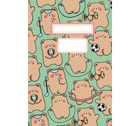 Stretch Goals - Mint Green Sports Notebook: Quirky animal-themed fitness notebook - perfect pastel gift for yoga lovers and mindful writers
