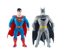 Stretch - Line, Muñecos Mini Liga de la Justicia, Superman y Batman, Personajes de los Comics y películas de DC, Dos Modelos Distintos en tamaño pequeño, Famosa (TRJ01700)