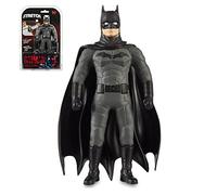 STRETCH - Mini Batman con Traje Negro, Juguete de la Liga de la Justicia de DC Comics, muñeco superhéroe Estirable y maleable, vuelve a su Forma Original, Famosa (TR304000)
