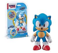 STRETCH - Mini Sonic Line, muñeco elástico Que se estira, tamaño pequeño, Erizo Azul de Videojuegos clásicos, se dobla, retuerce y vuelve a su Forma Original, Famosa (TR001000)