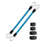Stretch Resistance Training Bands - Handle Grip Adjustable Exercise Strap for Full Body Workout | Portable Fitness with Exercise Band, Mobility Strength for Warm Up Gym Home Outdoor Use, 17x1.6inch