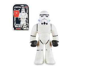 Stretch - Star Wars Mini Storm Trooper, muñeco Que se estira, Personaje película clásica la Guerra de Las Galaxias, Licencia Oficial, Producto Original, coleccionistas, +5 años, Famosa (TR405000)