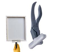 Stretching Pliers, Canvas Clamp, 7.49x3.15in Frame Tool, Spring Handle, Non-Slip Grip for Oil Painting, Professional Artists, Art Creation, Outdoor Use, Framing Work, Art School, Studio Setup