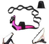 Stretching Strap with Loops and Detachable Foot,izzila Stretching Strap with Loops and Detachable Foot,Yoga Straps for Stretching with Loops,Highly Elastic Yoga Stretching Strap-E