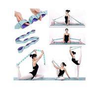 Stretching Straps Hamstring Stretcher Device Elastic Exercise Band Yoga Mat Carrying Straps Leg Exercise Equipment Stretching Strap with Loops for Fle