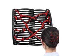 Stretchy Hair Combs, Magic Vintage Comb Clip, Creative Bun Maker Accessories, Double Comb Hair Clip, Bun Maker Comb Clip, Low Ponytail Hair Comb, Braided Hair Comb Clip, Vintage Hair Clip, Stretchable