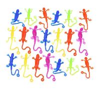 Stretchy Sticky Lizard | 20PCS Sticky Lizard Hand Fidget Toys Set | Colorful Window Crawlers, Easter Basket Stuffers, Goodie Bag and Birthday Party Supplies