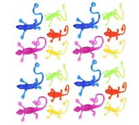 Stretchy Sticky Lizard | 20Pcs Stretchy Sticky Lizards Toys Funny Śticky Gecko Fidget Toys | Colorful Window Crawlers, Easter Basket Stuffers, Goodie Bag and Birthday Party Supplies