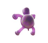 Stretchy Suction Cup Turtle Toy | PP+PE, 25 g, 10 x 9 x 3 cm | Telescopic Tube Sensory Fidget Toy | Fun Screen-Free Activity For Boys Girls Kids