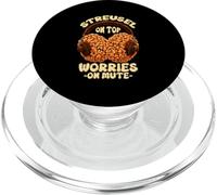 STREUSEL ON Top Worries ON Mute PopSockets PopGrip para MagSafe