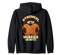STREUSEL ON Top Worries ON Mute Sudadera con Capucha