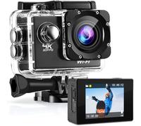Strex Actioncamera 4K 16MP - 60FPS / 30M Impermeable/WiFi - Accesorios incluidos - Cámara de acción - Cámara subacuática