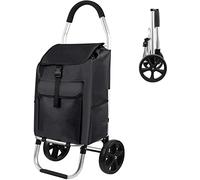 Strex Carro de Compras con Ruedas - Plegable - Bolsa de Compras Desmontable - Carro de Compras