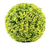 Streysisl Bola de topiario para exteriores, bola de topiario artificial, bola de hierba Greenery Sphere Centella Ball - Bola de topiario para plantas, bola de boj resistente a los rayos UV,