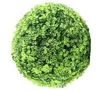 Streysisl Bola de topiary artificial para exteriores, bola de topiary - Greenery Sphere Centella Ball Plant Topiary Ball | Bolas decorativas para bodas y decoración del hogar, jardín y patio trasero