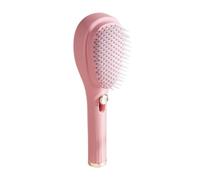 Streysisl Cepillo de pelo autolimpiante, peine de masaje antiestático - Peines de masaje telescópicos rotativos - Peine de pelo antiestático, cepillo para el pelo, herramienta de peluquería para mujer