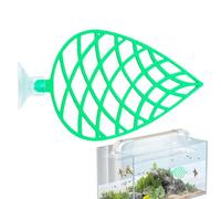 Streysisl Hojas de descanso para la cría de peces, hojas de hamaca de descanso de peces Betta | Herramienta de decoración con ventosas para acuario, pecera y otros lugares