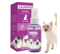 Streysisl Spray calmante para Gatos, 60 ml, Ayuda para para Gatos, Ayuda a controlar comportamientos no deseados como y arañar Muebles