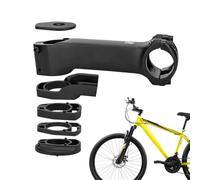 Streysisl Vástago para manillar de bicicleta de aleación de aluminio, enrutamiento de cable interno, 7 grados ajustable para carreras de larga distancia, , montaña, carretera