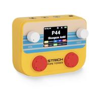 STRICH Pipe Tones Pocket Multi-Effects Processor para guitarra y bajo con 10 módulos de efectos 125 efectos Looper 40s 100 patrones de batería Interfaz de audio USB Control inalámbrico (Naranja)