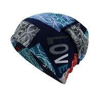 StrickmüTze - Gorro para hombre y mujer, multicolor, de punto, ligero y suave, para primavera y verano, marine, Talla única