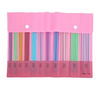 Stricknadeln Aluminium Ergonomisches Design doppelseitige 55 Stück 20 cm Stricknadelset für Haushalt Christmas Gifts