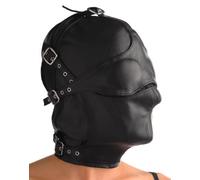 Strict Leather Capucha de Asilo de Cuero con Diadema y Bozal Extraíbles - 1 Unidad