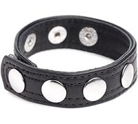 Strict Leather - Cock Gear - Anillo de piel para pene - Negro