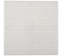 Strictly Briks Base apilable para Construir - Compatible con Todas Las Grandes Marcas - 25,4 x 25,4 cm - Transparente