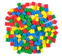 Strictly Briks - Classic Bricks - Set de Ladrillos para Construir de 2 x 2-100% Compatible con Todas Las Grandes Marcas de Ladrillos - Azul, Verde, Rojo y Amarillo - 144 Piezas