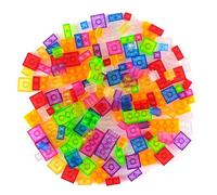 Strictly Briks - Set de Ladrillos de construcción - 156 Piezas de 4 Colores Diferentes - Piezas Sueltas - Compatible con Todas Las Grandes Marcas