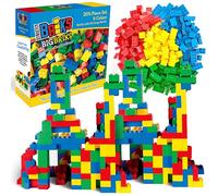 Strictly Briks Toy Bloques de construcción grandes para niños y niños pequeños, juego de ladrillos grandes para edades de 3 años en adelante, azul, verde, rojo y amarillo, 204 piezas