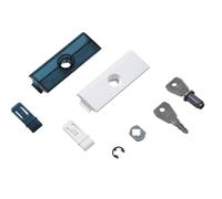 STRIEBEL & JOHN Cerradura con llave para puerta de acero bl. MZ41S3